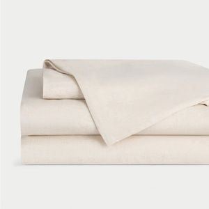 NWT Cozy Earth Linen/Bamboo Queen Sheet Set